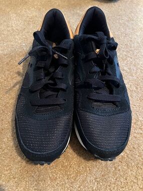 Saucony Black and Orange Women's Sneakers